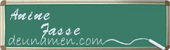 Anine Fasse Visitenkarte